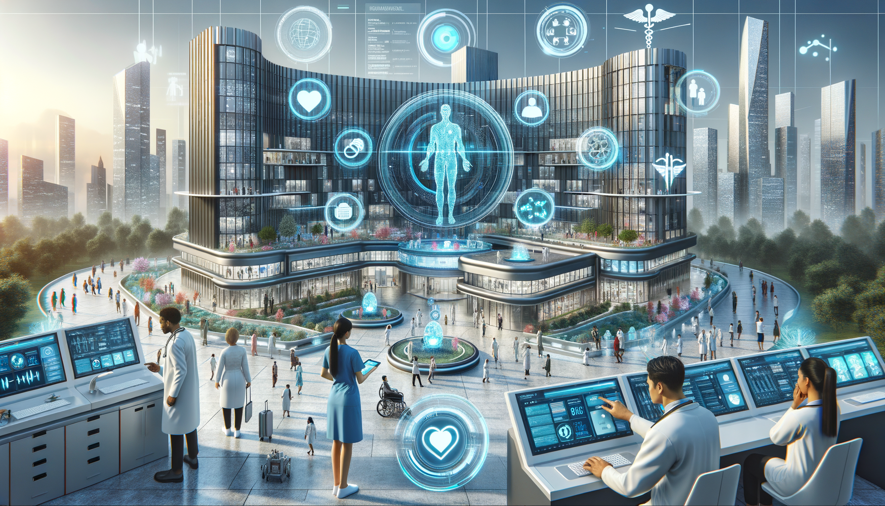 futurischtes Krankenhaus 1 Patientenportal